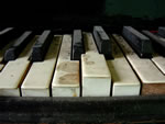 the grand piano badly water damaged